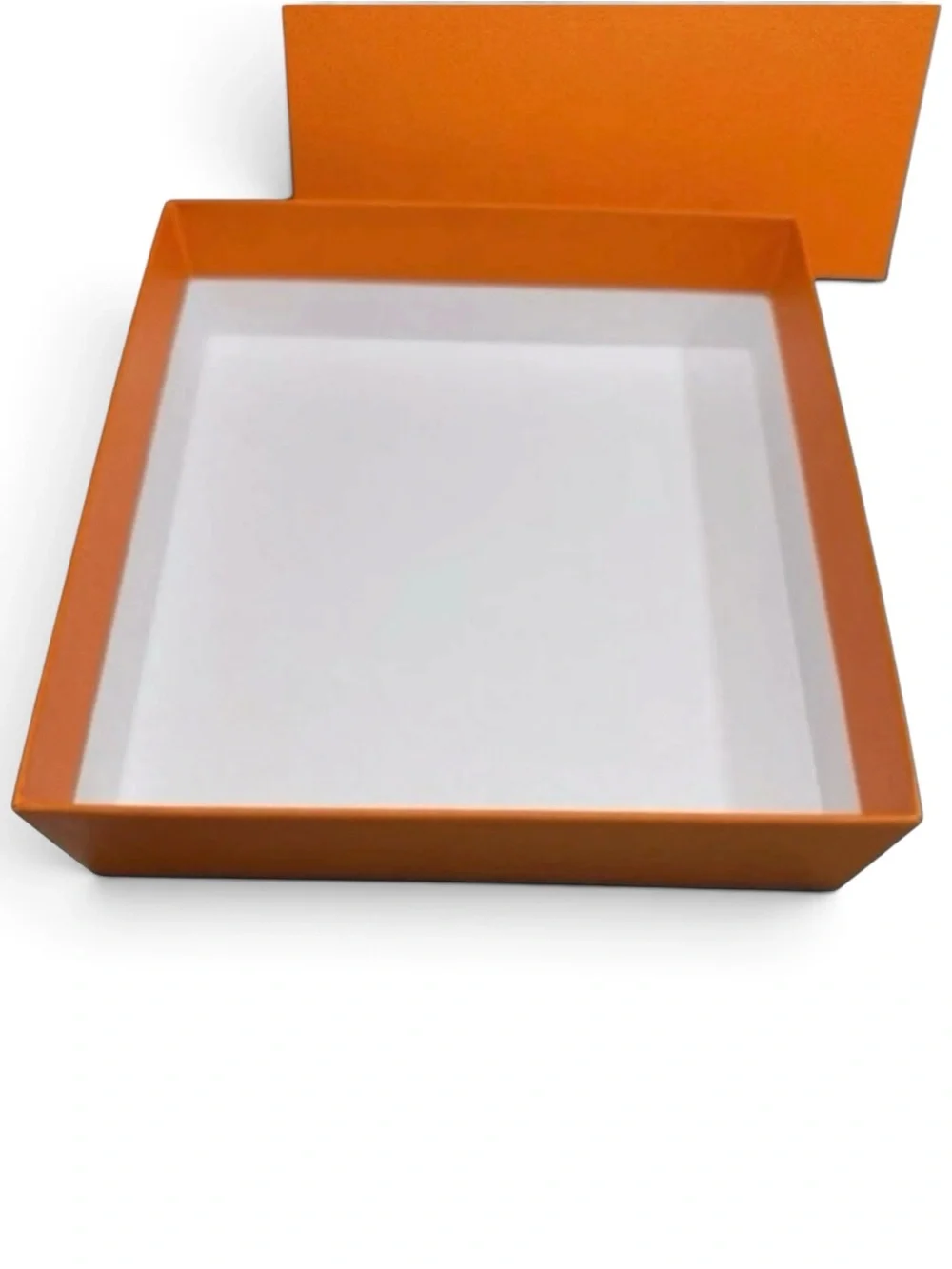 Hermès Orange Gift Box – 7.5” Square – Excellent, Like-New